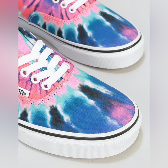 VANS Authentic (Tie Dye) Multi/True White Shoes - Picture 7 of 13